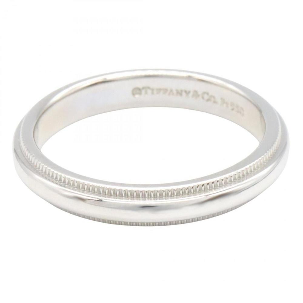 Tiffany & Co. Milgrain Ring, Pt950 Platinum, Men's and Women's, Silver - Picture 3 of 7